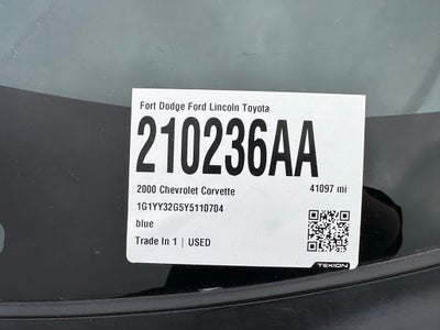 2000 Chevrolet Corvette Base