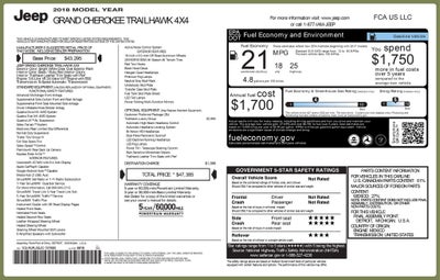 2018 Jeep Grand Cherokee Trailhawk