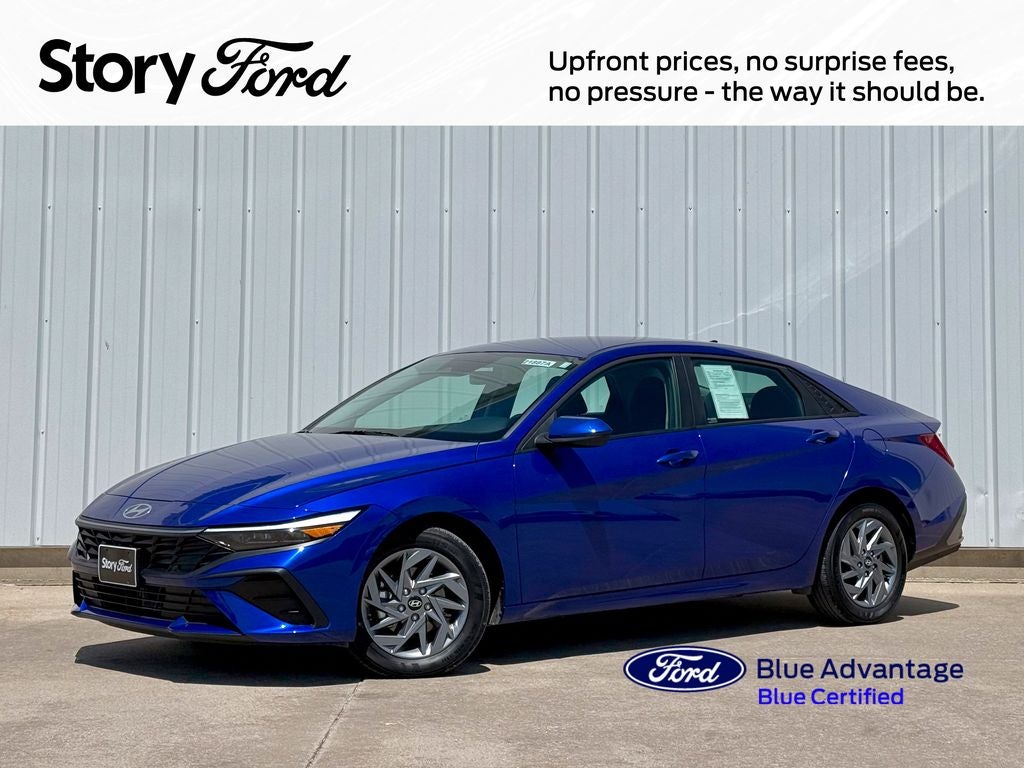 2025 Hyundai Elantra Hybrid Blue